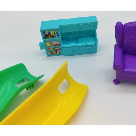 Disney Junior Muppet Babies Schoolhouse Replacement Pieces Chair Steps Slide Lot - Picture 5 of 6